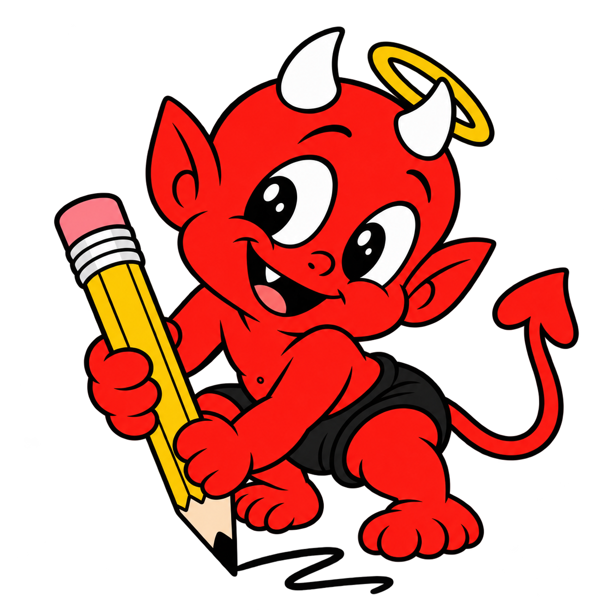 The devil, looking suspiciously confident